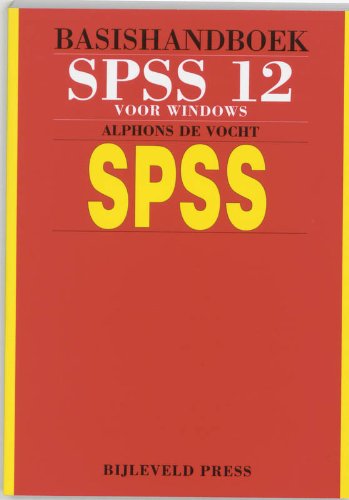 9789055481309: Basishandboek SPSS 12: statistiek met SPSS 12
