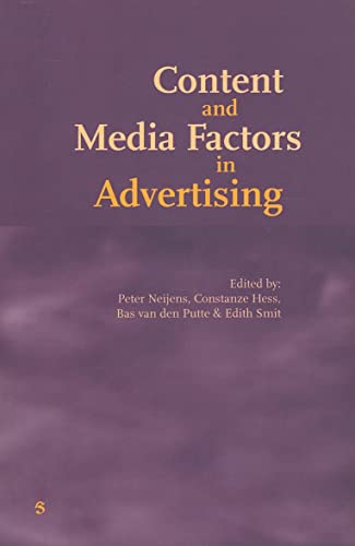 Beispielbild fr Content And Media Factors in Advertising zum Verkauf von Revaluation Books