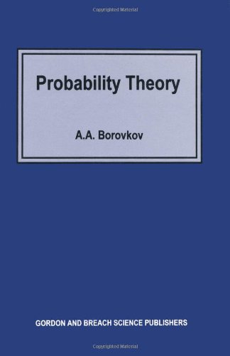 Probability Theory (9789056990466) by Borovkov, A A