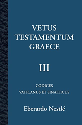 Vetus Testamentum Graece III 3/3 - Tischendorf, Konstantin von