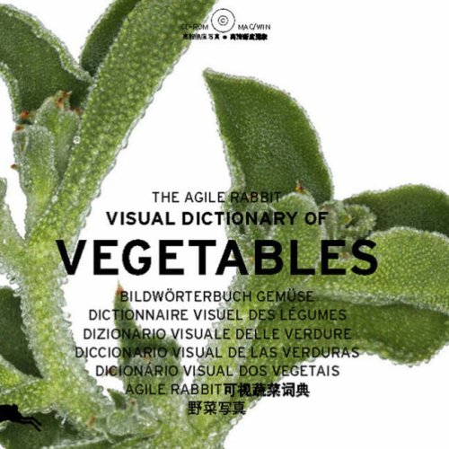 9789057680489: The agile rabbit visual dictionary of vegetables. Ediz. multilingue. Con CD-ROM (Photographs)