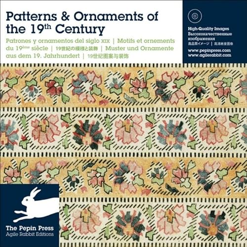 9789057681387: Patterns & ornaments of 19th century. Ediz. multilingue. Con CD-ROM