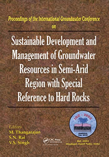 Stock image for Sustainable Development and Management of Groundwater Resources in Semi-Arid Regions with Special Reference to Hard Rocks for sale by PBShop.store US