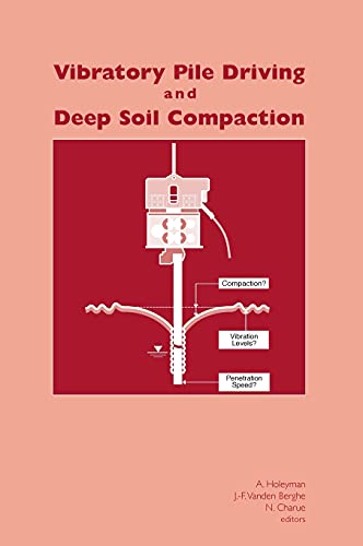 Beispielbild fr Vibratory Pile Driving & Deep Soil Compa zum Verkauf von HPB-Red