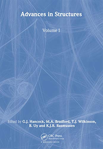 9789058095893: Advances in Structures: Proceedings of the Asscca 2003 Conference, Sydney, Australia 22-25 June 2003