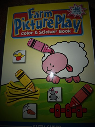 Stock image for Suzy Sheep (Farm Picture Play - Color & Sticker Book) for sale by Black and Read Books, Music & Games
