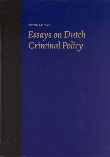 Imagen de archivo de Essays on Dutch criminal policy. a la venta por Kloof Booksellers & Scientia Verlag