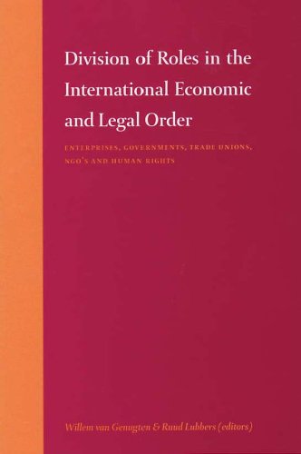 9789058500250: Division of Roles in the International Economic & Legal Order