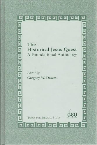 Beispielbild fr Historical Jesus quest: a foundational anthology (Tools for Biblical Study, 2) zum Verkauf von Rosemary Pugh Books