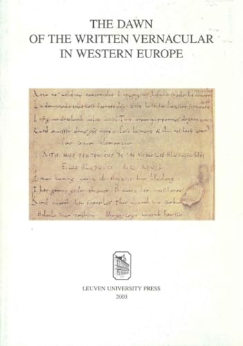 Beispielbild fr Dawn of the Written Vernacular in Western Europe zum Verkauf von Blackwell's