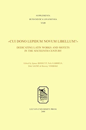 Beispielbild fr Cui Dono Lepidum Novum Libellum zum Verkauf von Blackwell's