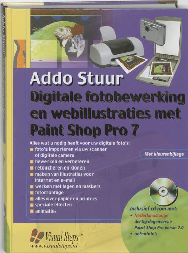 9789059051423: Digitale fotobewerking en webillustraties met Paint Shop Pro