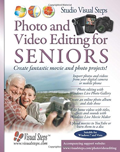 Imagen de archivo de Photo and Video Editing for Seniors a la venta por Better World Books