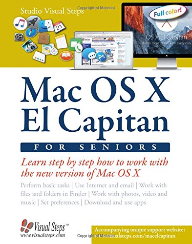 9789059057111: Mac OS X El Capitan for Seniors: Learn Step by Step How to Work with Mac OS X El Capitan (Studio Visual Steps)