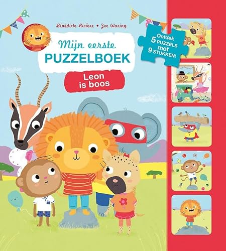 Beispielbild fr Leon is boos (Mijn eerste puzzelboek) zum Verkauf von medimops