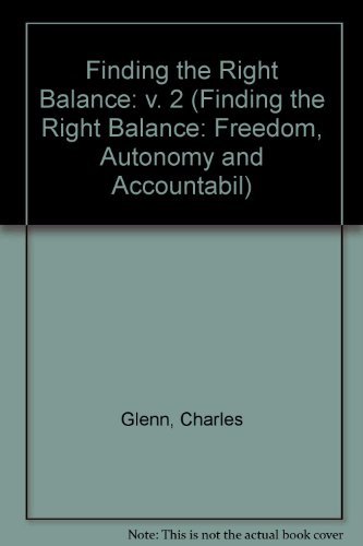 Beispielbild fr Finding the Right Balance Vol II (CB) zum Verkauf von ThriftBooks-Dallas