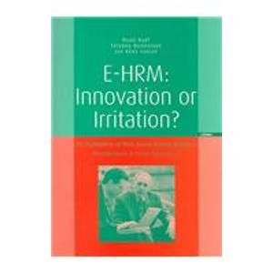 E-HRM: INNOVATION OR IRRITATION? (PB) - Ruel, Huub