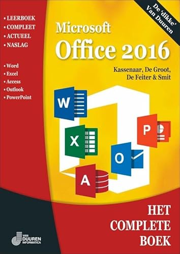 9789059408890: Microsoft Office 2016 (Het complete boek)