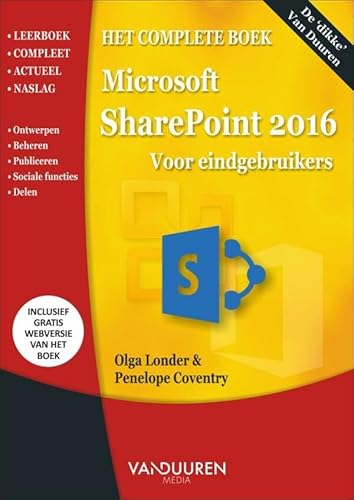 Stock image for Het Complete Boek MicroSoft SharePoint 2016: Voor eindgeberuikers for sale by Buchpark