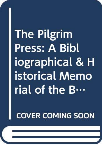 Beispielbild fr The Pilgrim Press. A bibliographical and historical memorial of the books printed at Leyden by the Pilgrim Fathers. With a chapter on the location of the Pilgrim Press in Leyden by Dr. Plooij. Partial reprint with new contributions by R. Breuelmans, J.A. Gruys & Keith L. Sprunger. zum Verkauf von Antiquariaat Schot