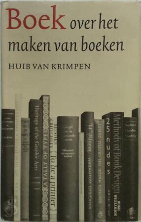 Beispielbild fr Boek over het maken van boeken zum Verkauf von Louis Tinner Bookshop