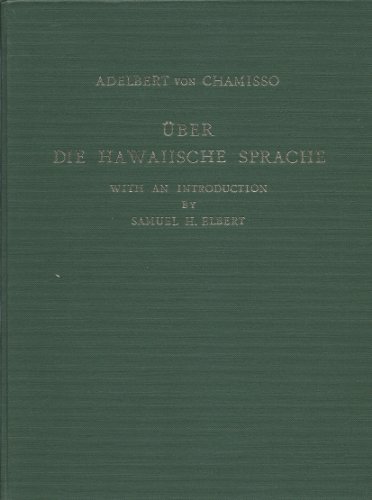 Über die hawaiische Sprache, - Chamisso, A. VON.