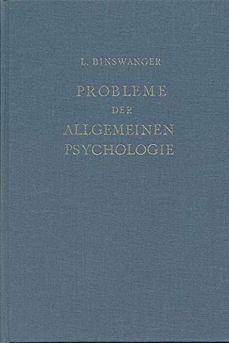 Beispielbild fr Einfhrung in die Probleme der allgemeine Psychologie. zum Verkauf von Kloof Booksellers & Scientia Verlag