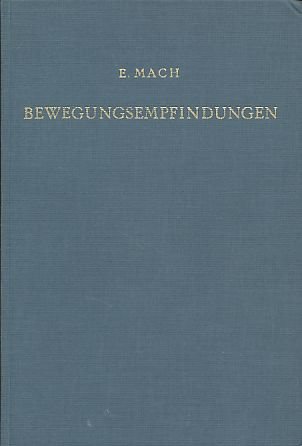 Beispielbild fr Grundlinien der Lehre von den Bewegungsempfindungen. zum Verkauf von Kloof Booksellers & Scientia Verlag