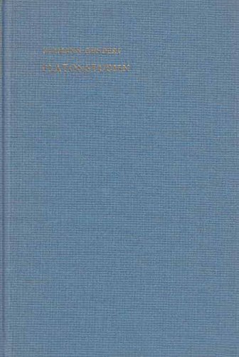 Beispielbild fr Studien Zur Antiken Philosophie: Platonstudien (Volume 7) zum Verkauf von Anybook.com