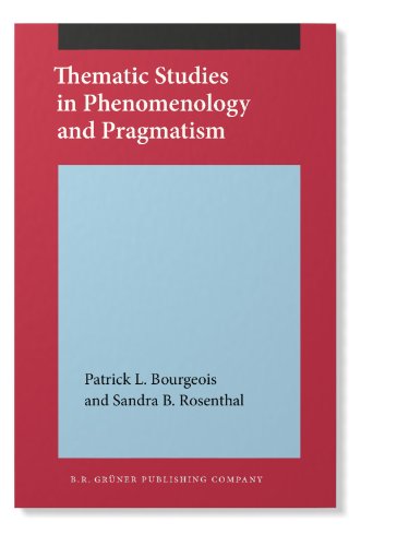 Beispielbild fr Thematic Studies in Phenomenology and Pragmatism zum Verkauf von Better World Books