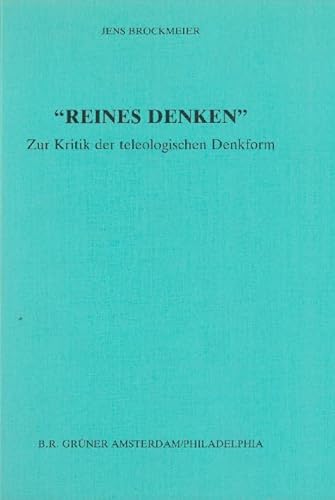Beispielbild fr Reines Denken' (Schriften zur Philosophie der Differenz) (German Edition) zum Verkauf von Books From California