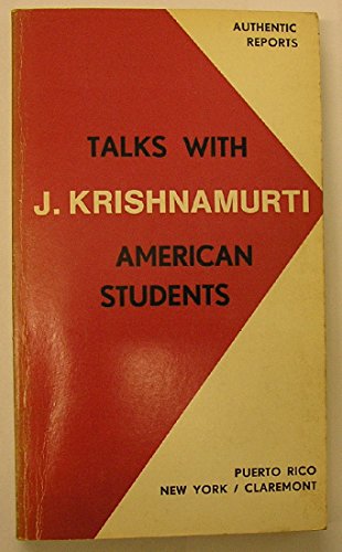 9789060773116: TALKS WITH AMERICAN STUDENTS