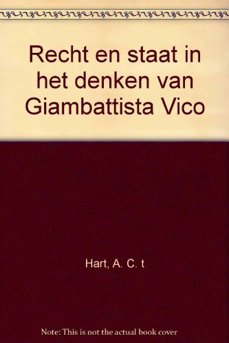 Beispielbild fr Recht en staat in het denken van Giambattista Vico. zum Verkauf von Kloof Booksellers & Scientia Verlag