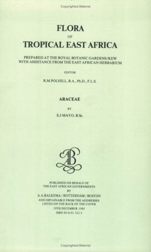 9789061913221: Flora of Tropical East Africa - Araceae (1985)