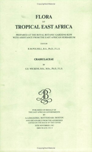 9789061913313: Flora of Tropical East Africa - Crassulaceae (1987)