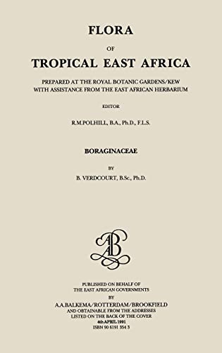 Imagen de archivo de Flora of Tropical East Africa - Boraginaceae (1991) a la venta por Blackwell's