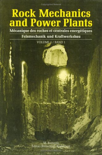 Stock image for Rock Mechanics & Power Plants, V1 for sale by RIVERLEE BOOKS