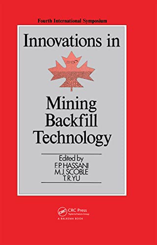 Imagen de archivo de Innovations in Mining Backfill Technology a la venta por WorldofBooks