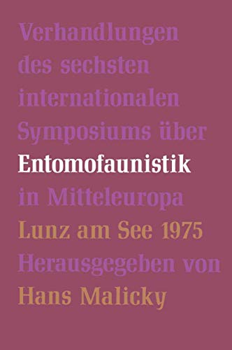 9789061935599: Verhandlungen des Sechsten Internationalen Symposiums ber Entomofaunistik in Mitteleuropa (German Edition)