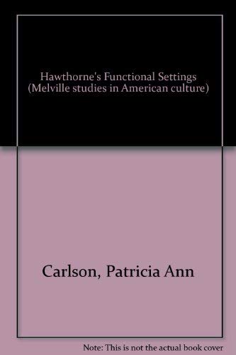 9789062034284: Hawthorne's Functional Settings