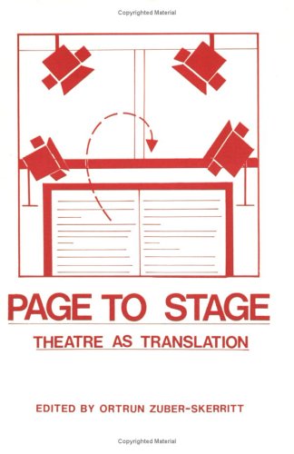 Stock image for Page to stage: theatre as translation. for sale by Kloof Booksellers & Scientia Verlag