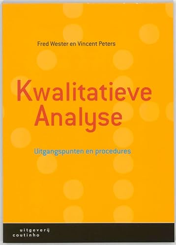 9789062834044: Kwalitatieve analyse: uitgangspunten en procedures