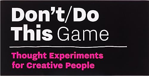 Beispielbild fr Don?t/Do This - Game: Thought Experiments for Creative People (Time Management for Creative People) zum Verkauf von medimops