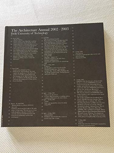 9789064505171: ARCHITECTURE ANNUAL 2002-2003 (Architecture Annual 2002-2003 Delft University of Technology)