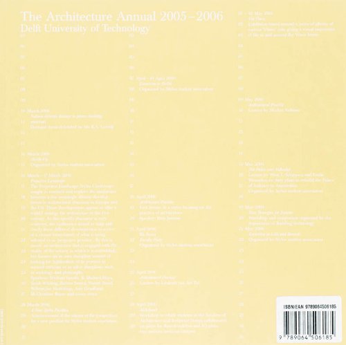 Architecture Annual 2005-2006: Delft University Of Technology