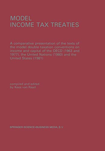 Stock image for Model Income Tax Treaties for sale by Phatpocket Limited