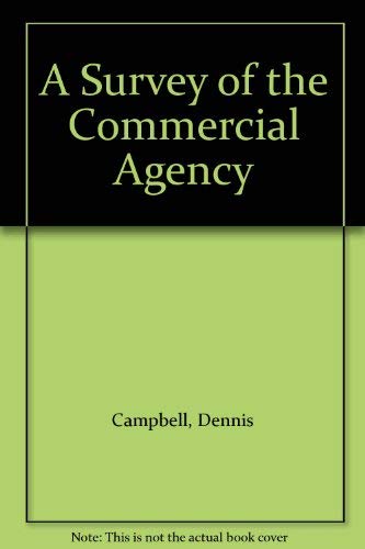 9789065441812: A Survey of the Commercial Agency