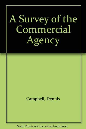 9789065441812: A Survey of Commercial Agency