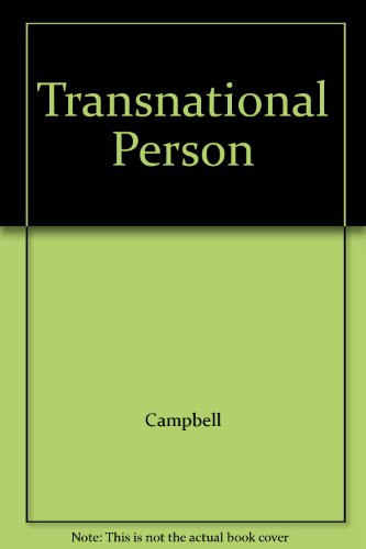 Transnational Person (9789065446046) by Dennis Campbell; Russell E. Carlisle