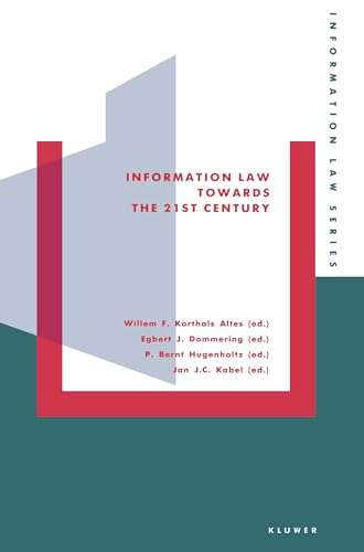 9789065446275: Information Law Towards the Twenty-First Century (Information Law Series Set)